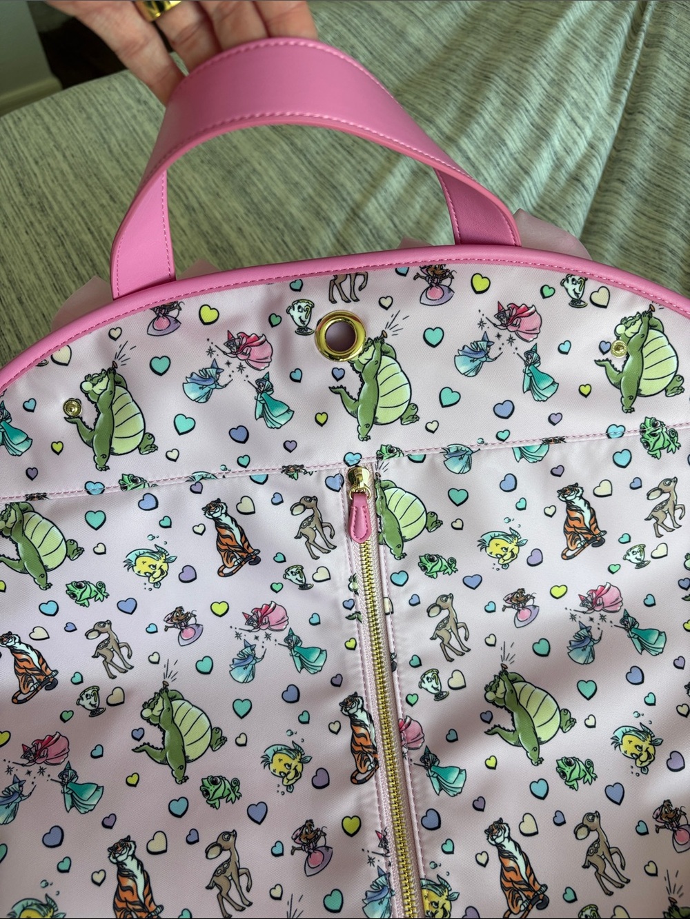 Stoney Clover Lane & Disney Collab - Pink Princess garment bag NWOT - Picture 5 of 10